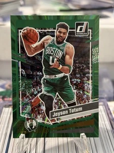 2023-24 Panini Donruss - Holo Green Laser #197 Jayson Tatum - Picture 1 of 2