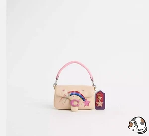 Auténtico bolso de hombro Coach UPCRAFTED almohada atigrado 18 CBU62 B4/IY para mujer - Imagen 1 de 3