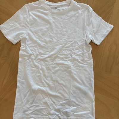Boys Plain And Classic White T-shirt 12-14 - Image 1 of 2