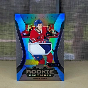 2023-24 Upper Deck Trilogy - Common Rookies Trikot #101 Owen Beck /49 (MEM, RC) - Bild 1 von 2