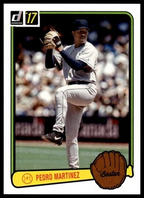 2017 Donruss #RV-42 Pedro Martinez Retro Variations 1983 - Image 1 of 2
