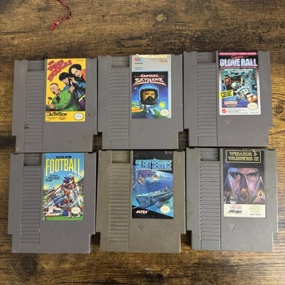 NES Nintendo Lot - Wizards & Warriors, Silent Service, Three Stooges, + More - Image 1 of 4