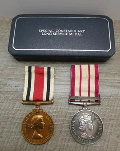 Elizabeth II Naval General Service Medal Near East Clasp & Special Constabulary - Picture 1 of 6