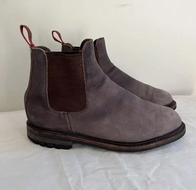 ALLEN EDMONDS Mens Surrey Chelsea 8.5 3E Weatherproof Ankle Boots Brown Comfort - Image 1 of 4