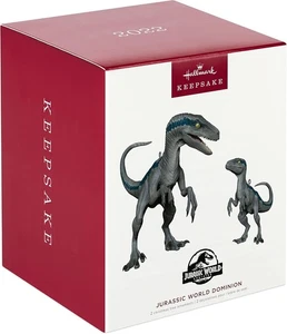 2022 Jurassic World Dinosaur Dominion Park Christmas Hallmark  Ornament - Picture 1 of 4