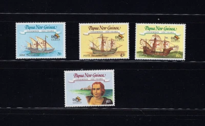 Papua New Guinea 782-85 Columbus 1992  XF MNH Complete Set SP - Image 1 of 2