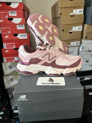 New Balance 9060 Pink Granite Washed Burgundy GC9060EP GS & Women's Size New - Image 1 of 4