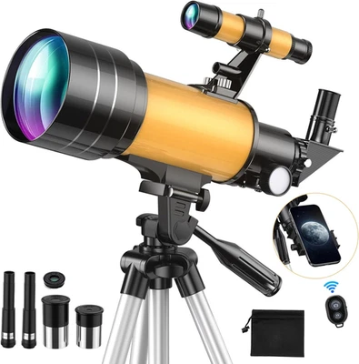 Teleskop Astronomie 70/300mm Teleskop für Kinder, Einsteiger, Erwachsene Telesko - Bild 1 von 4