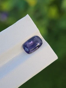 Iolite Gemstone Natural Untreated cushion Cut Violet-Blue Afghanistan - Picture 1 of 4