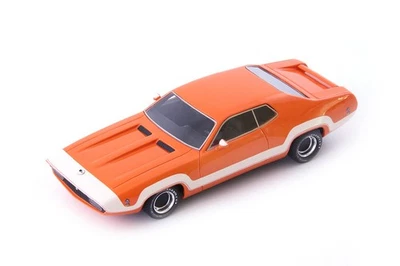 Autocult 60081 1/43 Plymouth Road Runner Rapid Transit 1971 Orange Modello Auto - Immagine 1 di 4