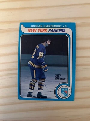 1979-80 O-Pee-Chee #381 Jocelyn Guevremont - New York Rangers (invA1) - Image 1 of 2
