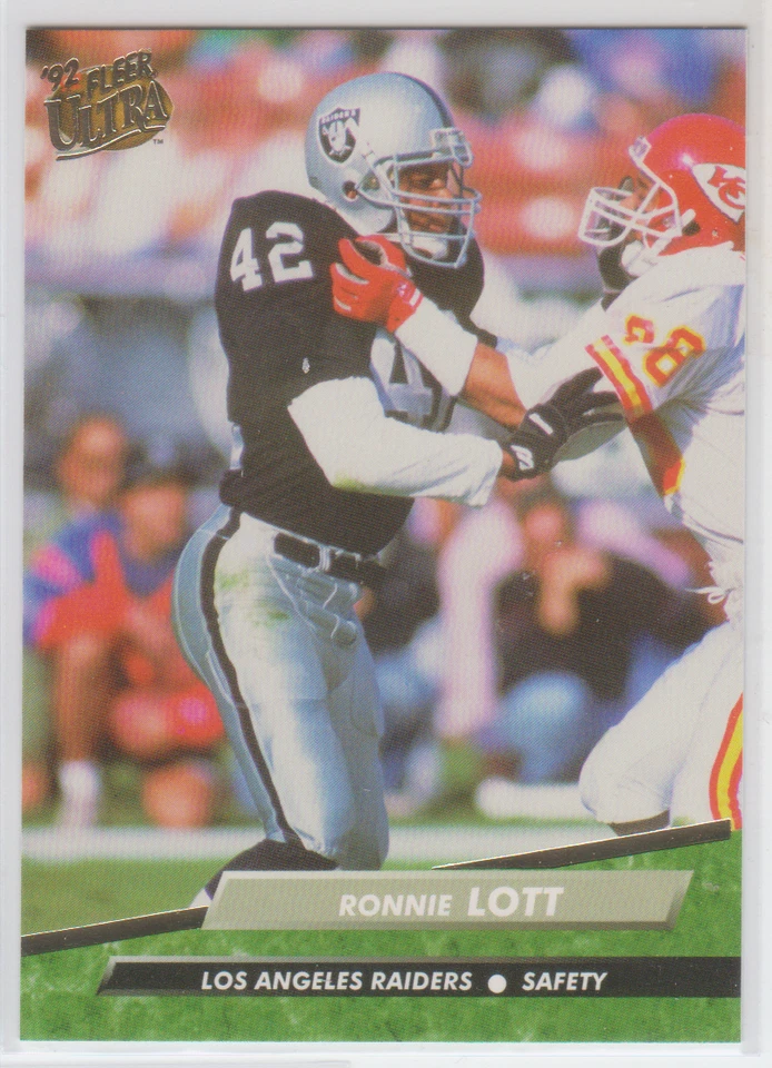 1992 Ultra #195: Ronnie Lott - Image 1 of 1