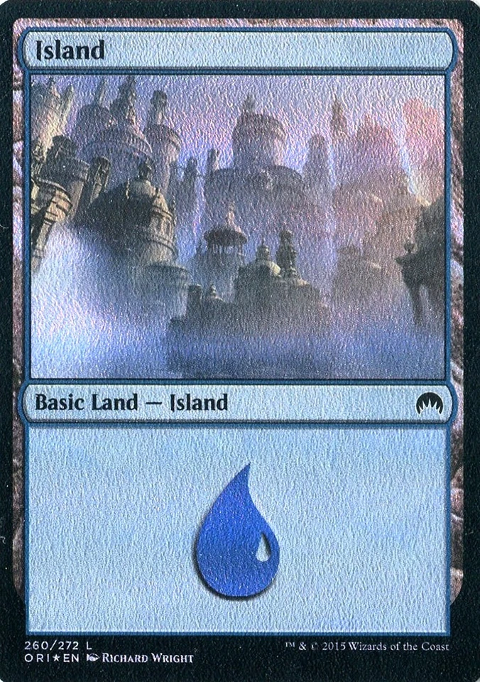 MTG - Magic Origins - Island #260 - Foil - NM - Image 1 of 1