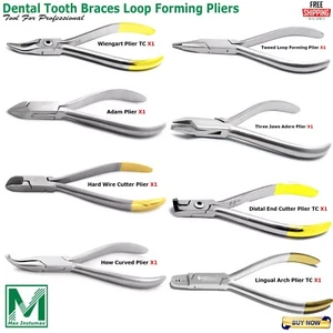Dental Tooth Braces Loop Forming Pliers Orthodontics Wire Bending Dentist Tools - Picture 1 of 10