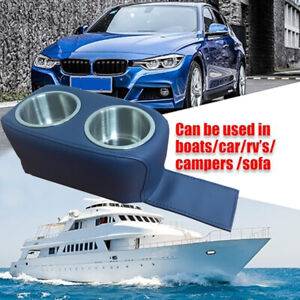 Portable Double Cup Holder Drink Holder Couch Cup Holder Tray for RV Yachet Boat