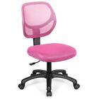 Ergonomic Computer Desk Chair Low-back Task Study Chairs Office Armless Chair
