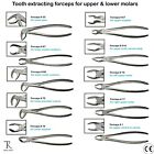 Tooth Extracting Forceps For Lower & Upper Molars Roots Loosening Surgical Tools