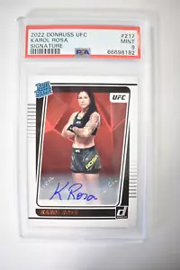 Karol Rosa 2022 Panini Donruss UFC Rated Rookie Auto PSA 9 #217 - Bild 1 von 2