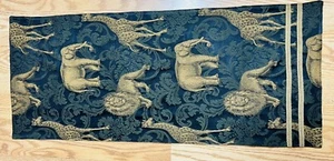 Elephant Lion nero finiture FATTE A MANO TAVOLO RUNNER-TABLERUNNER tappetino reversibile spessore - Foto 1 di 7