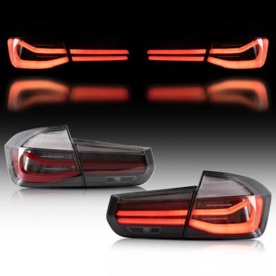 LED Tail Lights For 2013-2018 BMW 3-Series F30 F35 F80 Sedan Rear Lights LH+RH - Image 1 of 4