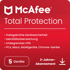 Cafe San günstig Kaufen-McAfee Total Protection 2024 5-Geräte / 2-Jahre inkl.VPN +Kennwort-Manager / KEYDEUTSCHER Händler / Rechnung inkl.MwSt / SCHNELLVERSAND