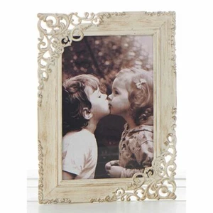 Old Cream Lace Frame 5x7 - Picture 1 of 1
