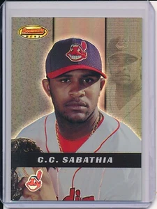 C.C. Tarjeta de novato Sabathia 2000 Bowmans Best MLB PROSPECT #118 YANKEES ¡BONITA! - Imagen 1 de 2