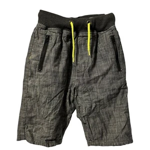 Boys Ocean Current Dark Gray / Grey Drawstring Shorts, Kids Size Small / S - Picture 1 of 5