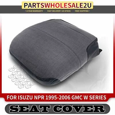Front Left Side Seat Bottom Cover for GMC W4500 Forward Isuzu NPR NPR-HD NQR NRR - Image 1 of 4