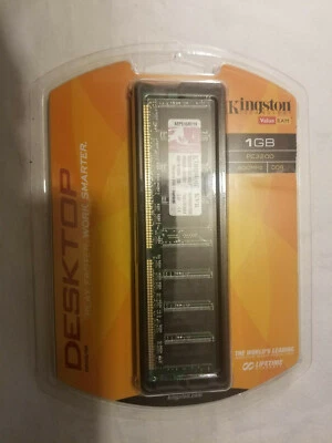 Kingston KVR400/1GR 1GB PC3200 DDR400 184pin Memory Module - Image 1 of 3