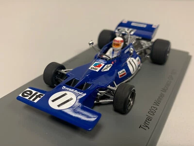 Spark F1 TYRRELL 003 N°11 WC Winner GP Monaco 1971 J. Stewart 1/43 S7213 0423 - Photo 1/4