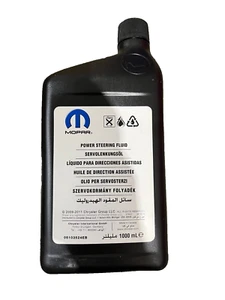 Mopar Power Steering Fluid 1 Litre for Fiat Jeep Chrysler 5103524EB MS-5931 - Picture 1 of 2