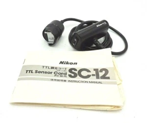 Nikon SC-12 TTL Flash Sensor Cord Connector for SB-11-Untested - Picture 1 of 4