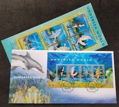 [SJ] Singapore Undersea World 2006 Marine Dugong Dolphin Coral (FDC) *see scan - Image 1 of 4
