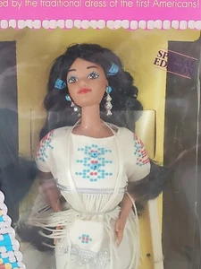 Native American Barbie Doll  1992 Dolls of the World Special Edition NRFB NMB - Picture 1 of 12