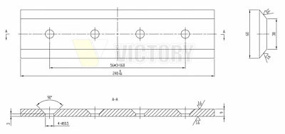 4 x Ersatzmesser + SCHRAUBENSATZ Rotormesser  Holzäcksler Schredder BX 72 72RSE - Bild 1 von 2