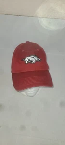 Arkansas Razorbacks Hat Cap Adjustable Strapback Red By Captivating - Picture 1 of 5