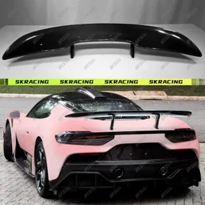 Dry Carbon Fiber Rear Trunk Spoiler Wing Lip Kit Fit for Maserati MC20 2022-2024 - Foto 1 di 17