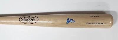 Brewers JOEY ORTIZ Signed Louisville Slugger Blonde Bat AUTO - JSA - Image 1 of 2