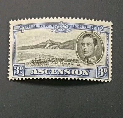 ASCENSION 1938 3d SG 42 Sc 44 MNH Usual Gum Toned - Image 1 of 2