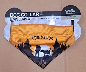 S*A*L*E* Collar de perro Bandana se adapta a la mayoría de los perros medianos-grandes ajustable yeti camping - Imagen 1 de 3