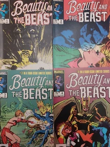Marvel Beauty & the Beast 1984 1 2 3 4 Full Run Sienkiewicz - Picture 1 of 5