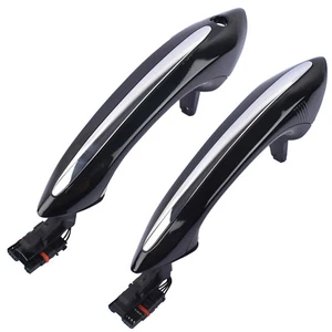 For BMW F01-F04 F10-F13 Black Front Left + Right Exterior Door Handle 2PCS NEW - Picture 1 of 9