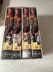 Shaka Zulu VHS VIDEO'S - Box Set Limited Edition - Africa's Greatest Epic 9 HRS. - Picture 1 of 3