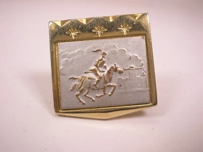 Justas de caballero caballo blindado ÚNICO gemelo vintage reemplazo perdido/roto zh20 Foto 1 de 4