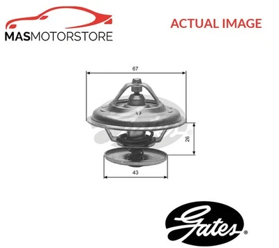 ENGINE COOLANT THERMOSTAT GATES TH13380G1 P FOR FORD SCORPIO II 2.5 TD 2.5L - Image 1 of 4