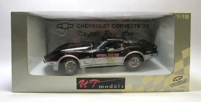 UT MODELS 1978 BLACK Chevrolet Corvette PACE CAR 1:18 Scale UT0597 - Image 1 of 4