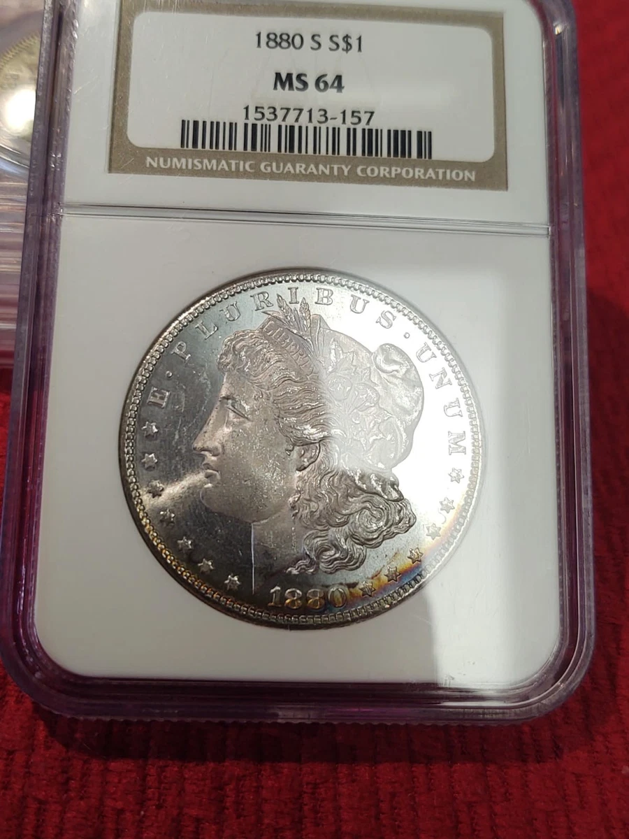 MS 64 Graded 1880 Year Morgan US Dollars (1878-1921) for sale | eBay
