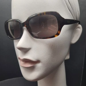 Fendi sunglasses women's dark tortoise full rim FS200 logo luxury Made in Italy - Picture 1 of 12