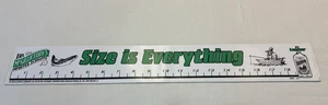 Dr. McGillicuddy's Schnapps "Size is Everything" 19" fishing sticker #98046 - Picture 1 of 4